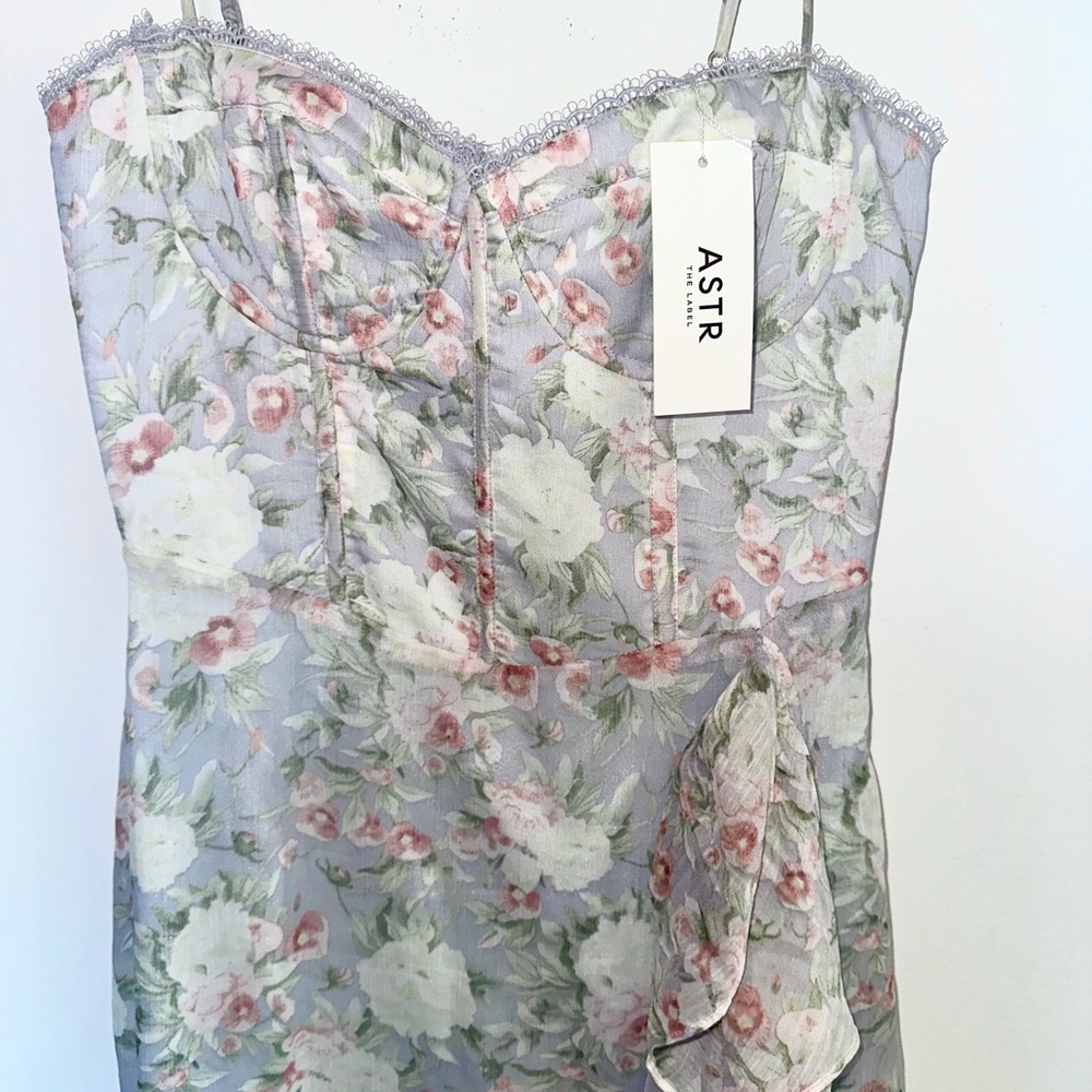 ASTR The Label Pastel Floral Dress